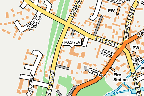 RG28 7EA map - OS OpenMap – Local (Ordnance Survey)
