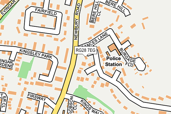 RG28 7EG map - OS OpenMap – Local (Ordnance Survey)