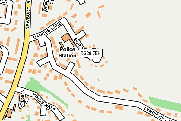 RG28 7EH map - OS OpenMap – Local (Ordnance Survey)