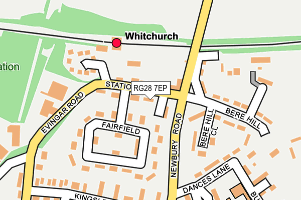 RG28 7EP map - OS OpenMap – Local (Ordnance Survey)