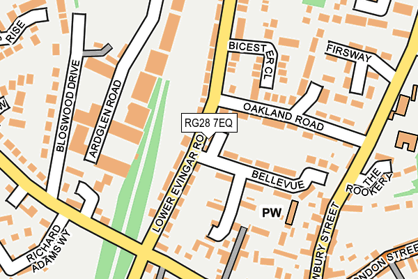RG28 7EQ map - OS OpenMap – Local (Ordnance Survey)
