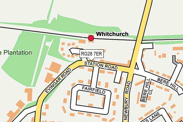 RG28 7ER map - OS OpenMap – Local (Ordnance Survey)