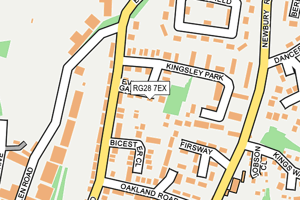 RG28 7EX map - OS OpenMap – Local (Ordnance Survey)