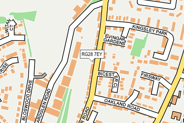 RG28 7EY map - OS OpenMap – Local (Ordnance Survey)