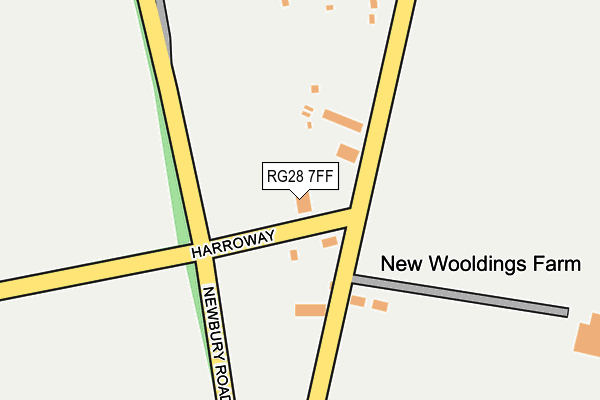 RG28 7FF map - OS OpenMap – Local (Ordnance Survey)