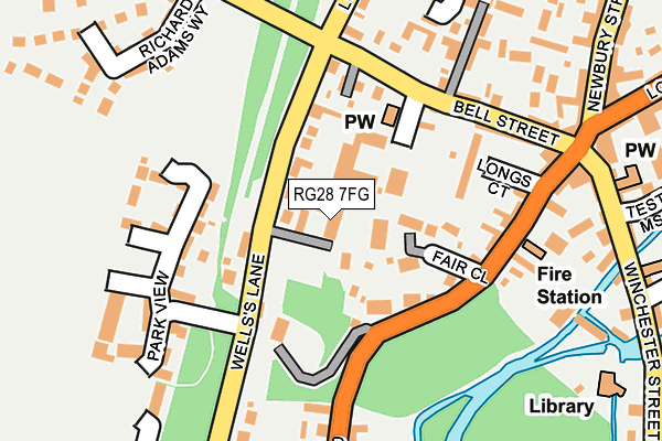 RG28 7FG map - OS OpenMap – Local (Ordnance Survey)