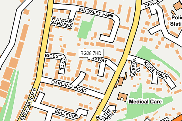 RG28 7HD map - OS OpenMap – Local (Ordnance Survey)