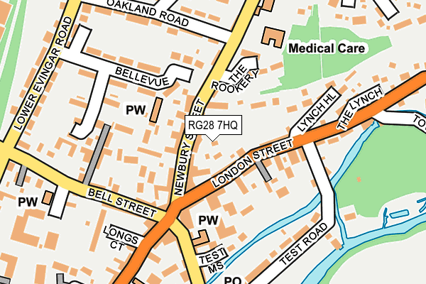 RG28 7HQ map - OS OpenMap – Local (Ordnance Survey)