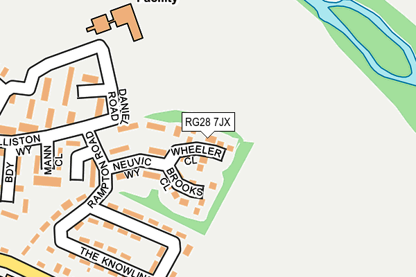RG28 7JX map - OS OpenMap – Local (Ordnance Survey)