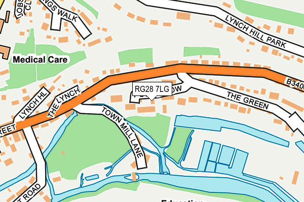 RG28 7LG map - OS OpenMap – Local (Ordnance Survey)