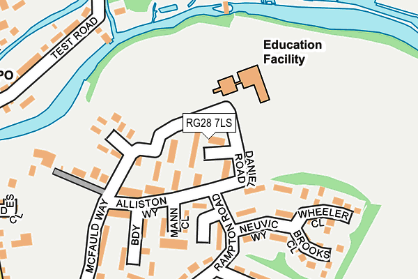 RG28 7LS map - OS OpenMap – Local (Ordnance Survey)
