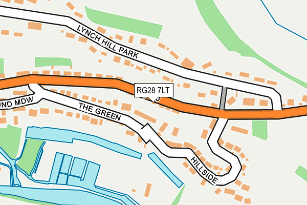 RG28 7LT map - OS OpenMap – Local (Ordnance Survey)
