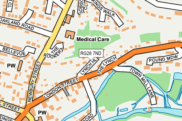 RG28 7ND map - OS OpenMap – Local (Ordnance Survey)