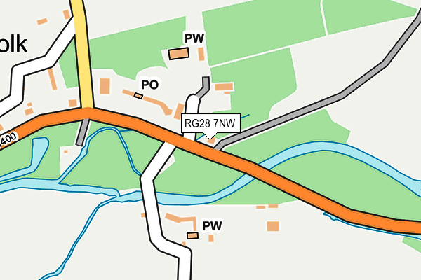 RG28 7NW map - OS OpenMap – Local (Ordnance Survey)