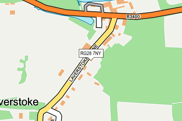RG28 7NY map - OS OpenMap – Local (Ordnance Survey)