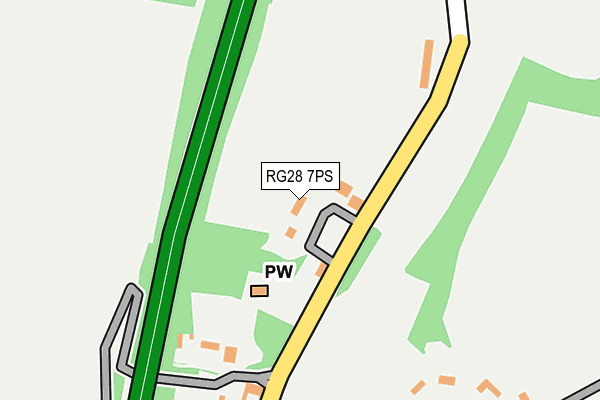RG28 7PS map - OS OpenMap – Local (Ordnance Survey)