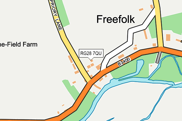 RG28 7QU map - OS OpenMap – Local (Ordnance Survey)