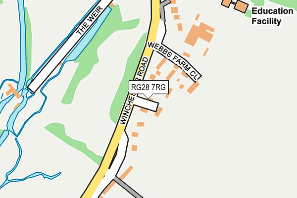 RG28 7RG map - OS OpenMap – Local (Ordnance Survey)