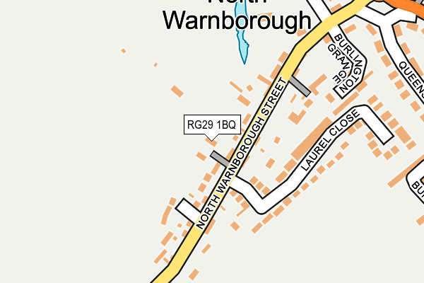 RG29 1BQ map - OS OpenMap – Local (Ordnance Survey)
