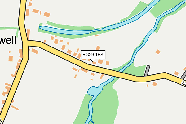 RG29 1BS map - OS OpenMap – Local (Ordnance Survey)