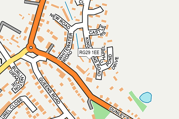 RG29 1EE map - OS OpenMap – Local (Ordnance Survey)