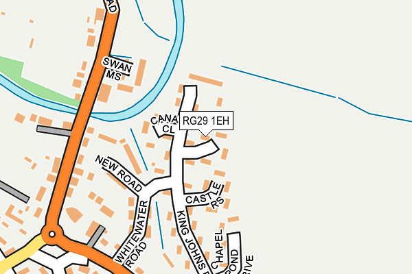 RG29 1EH map - OS OpenMap – Local (Ordnance Survey)