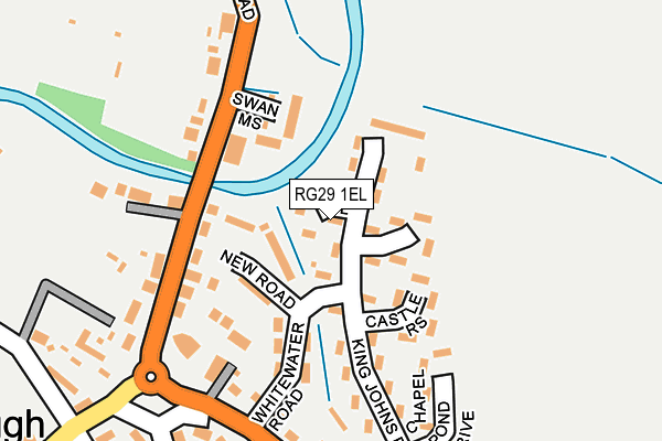 RG29 1EL map - OS OpenMap – Local (Ordnance Survey)