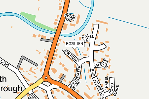 RG29 1EN map - OS OpenMap – Local (Ordnance Survey)