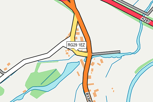 RG29 1EZ map - OS OpenMap – Local (Ordnance Survey)