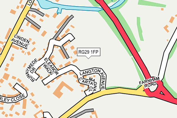 RG29 1FP map - OS OpenMap – Local (Ordnance Survey)