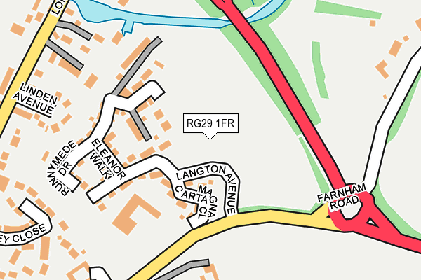 RG29 1FR map - OS OpenMap – Local (Ordnance Survey)