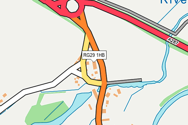 RG29 1HB map - OS OpenMap – Local (Ordnance Survey)
