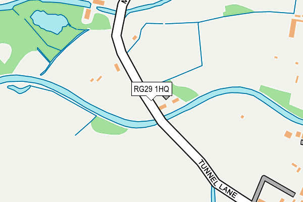 RG29 1HQ map - OS OpenMap – Local (Ordnance Survey)