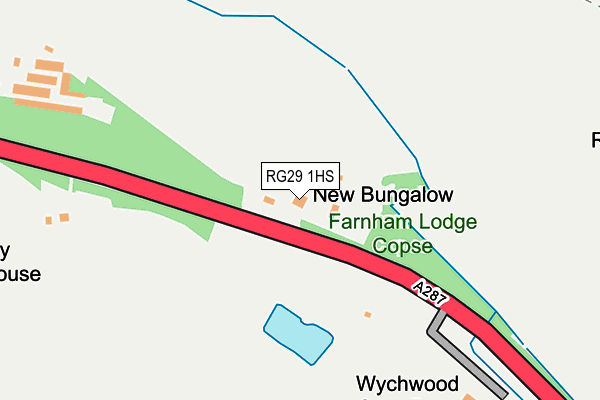 RG29 1HS map - OS OpenMap – Local (Ordnance Survey)