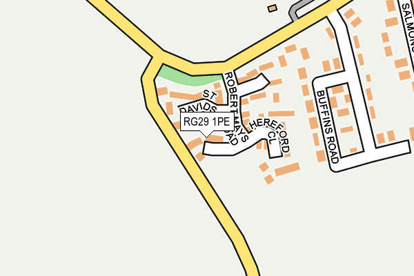 RG29 1PE map - OS OpenMap – Local (Ordnance Survey)