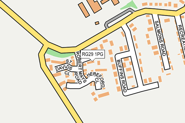 RG29 1PG map - OS OpenMap – Local (Ordnance Survey)