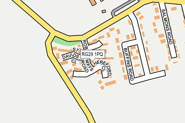RG29 1PQ map - OS OpenMap – Local (Ordnance Survey)