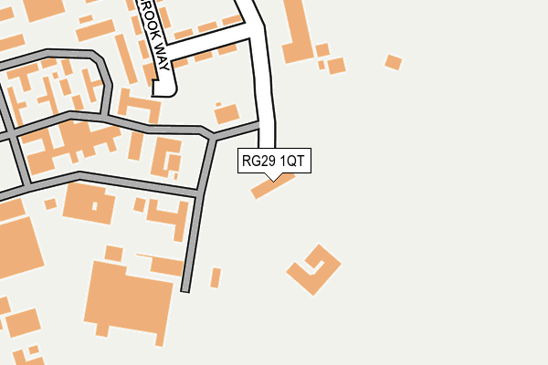 RG29 1QT map - OS OpenMap – Local (Ordnance Survey)