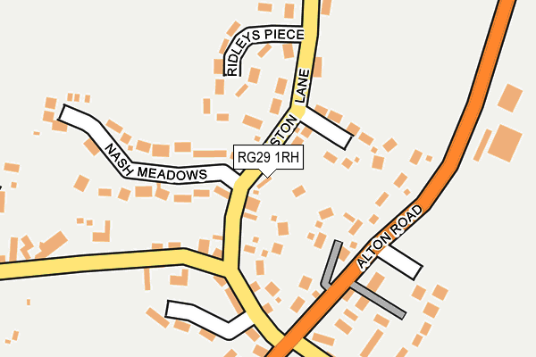 RG29 1RH map - OS OpenMap – Local (Ordnance Survey)