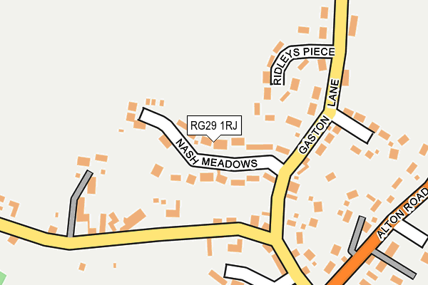 RG29 1RJ map - OS OpenMap – Local (Ordnance Survey)