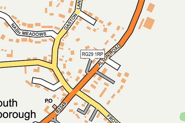 RG29 1RP map - OS OpenMap – Local (Ordnance Survey)