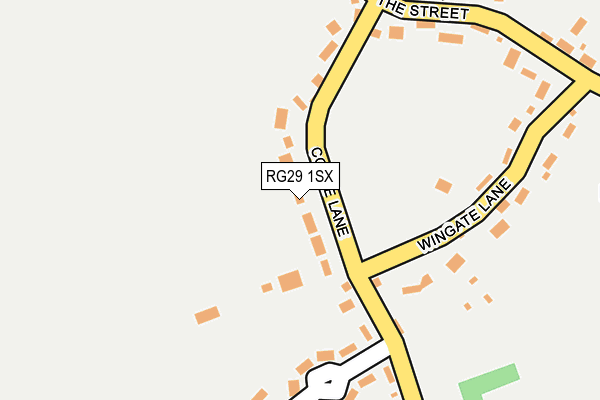 RG29 1SX map - OS OpenMap – Local (Ordnance Survey)