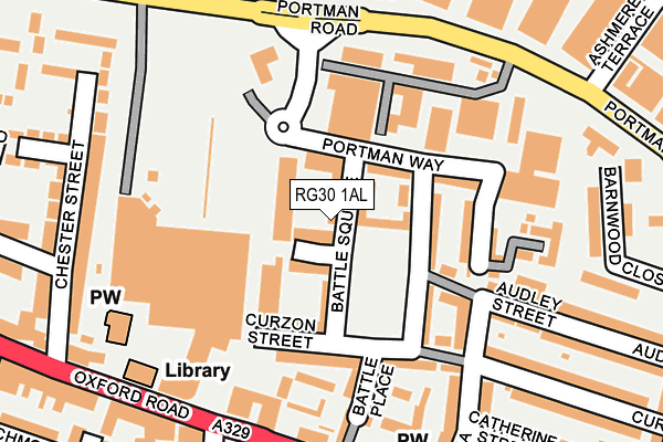 Map of THERAPIES ON THAMES LIMITED at local scale