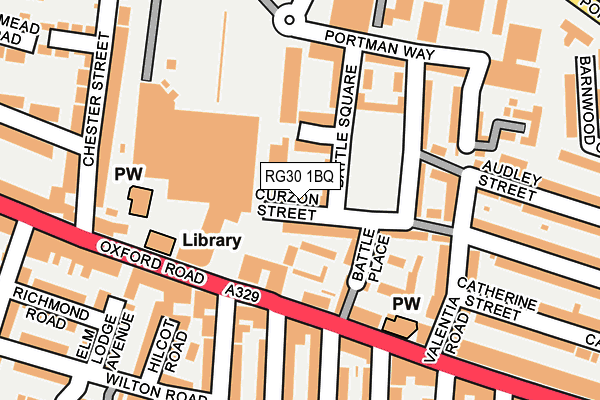 RG30 1BQ map - OS OpenMap – Local (Ordnance Survey)