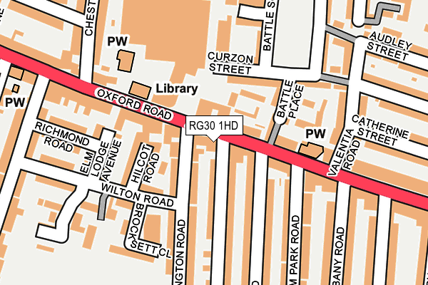 RG30 1HD map - OS OpenMap – Local (Ordnance Survey)