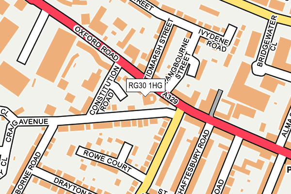 RG30 1HG map - OS OpenMap – Local (Ordnance Survey)