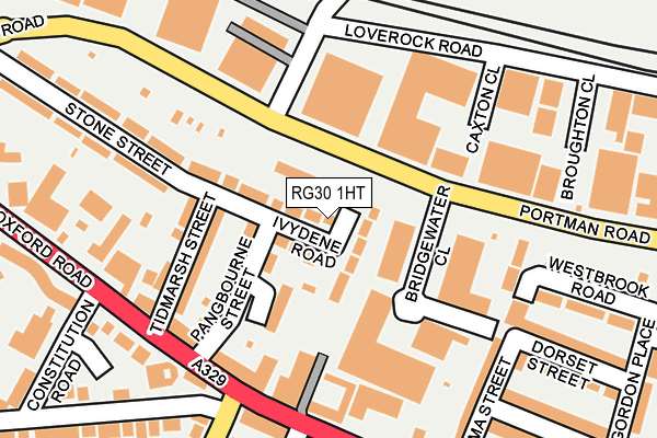 RG30 1HT map - OS OpenMap – Local (Ordnance Survey)