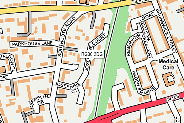 RG30 2DG map - OS OpenMap – Local (Ordnance Survey)