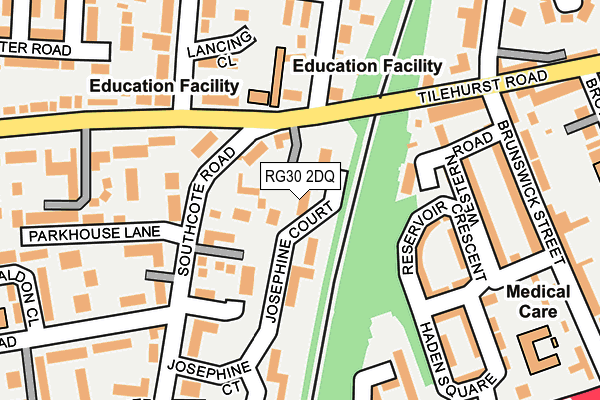 RG30 2DQ map - OS OpenMap – Local (Ordnance Survey)