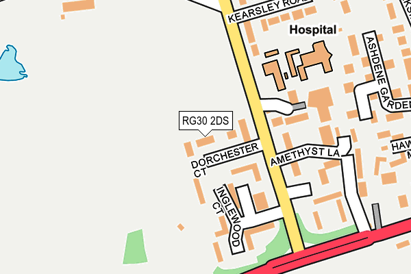 RG30 2DS map - OS OpenMap – Local (Ordnance Survey)